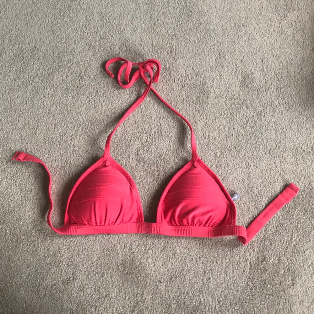 Aerie light red bikini top